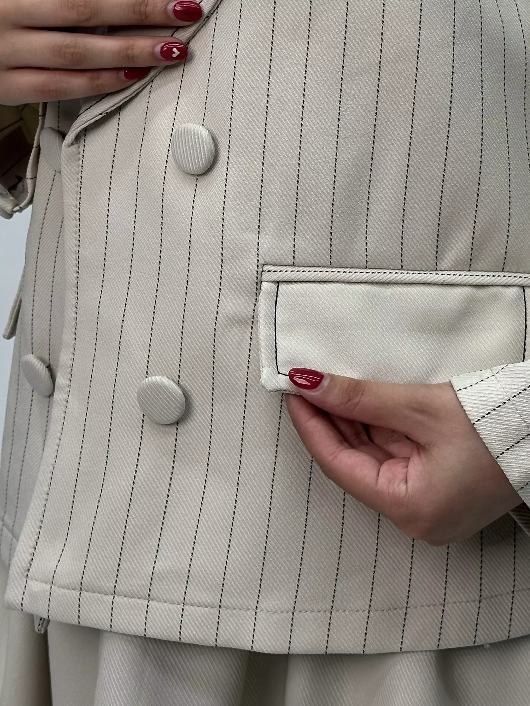 کت دامن زنانه راه راه 002214626409 18